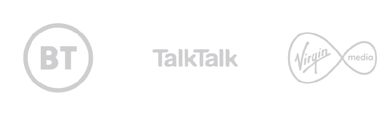 BT, TalkTalk and Virgin Media logo