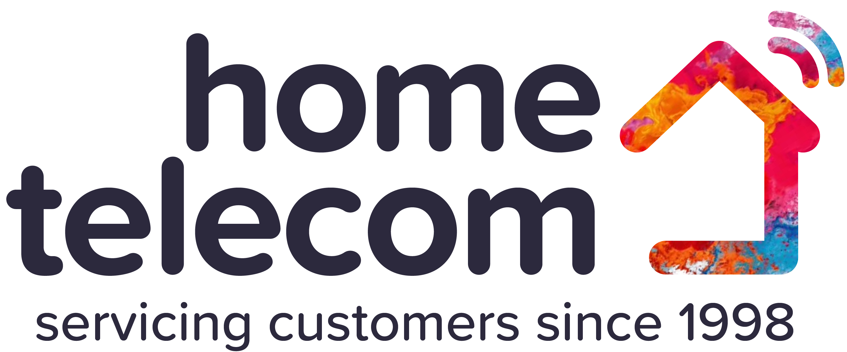 Home Telecom, serving customers since 1998 logo
