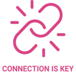 Connection is key icon