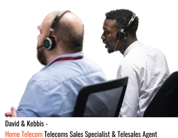 Home Telecom broadband and utility specialists.David and Kebbis, Sales Specialist and Agent.