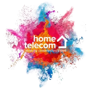 Home Telecom logo with background