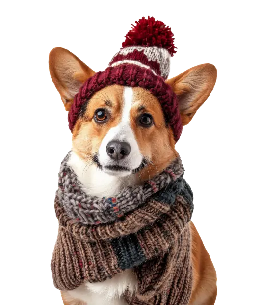 Winter dog - Energy Home Telecom